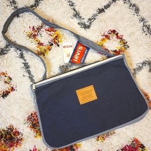 Vintage Levi's denim messenger travel bag Deadstock 1970s era